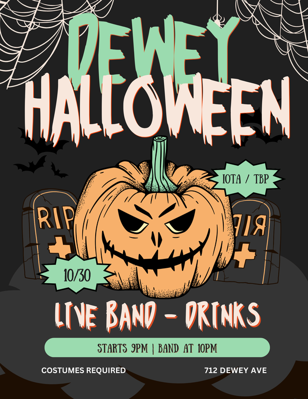 Halloween party flyer
